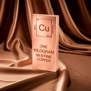 1 kilo Saf bakır külçe